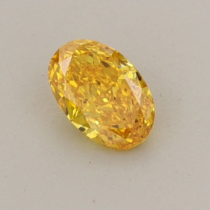 0.41 CT Fancy Vivid Yellow OVAL
