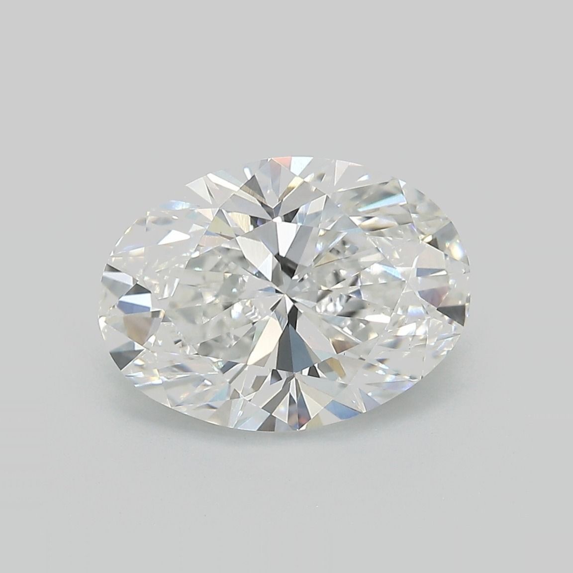 3.78 ct. oval Lab Grown Diamond front image