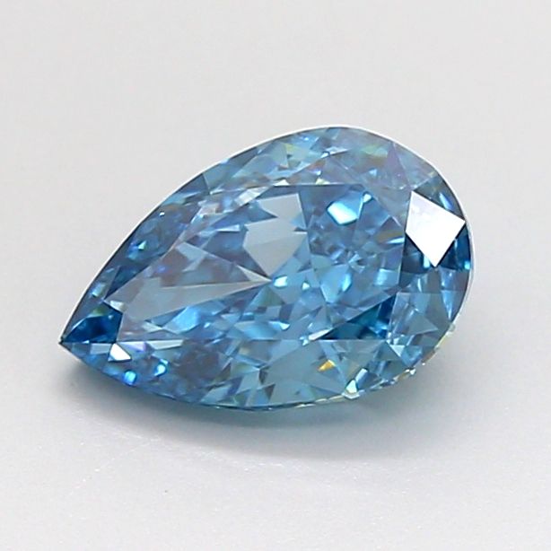 1.01 CT Fancy Vivid Blue PEAR