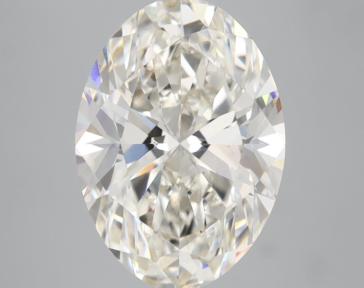 5.30 ct. oval Lab Grown Diamond front image