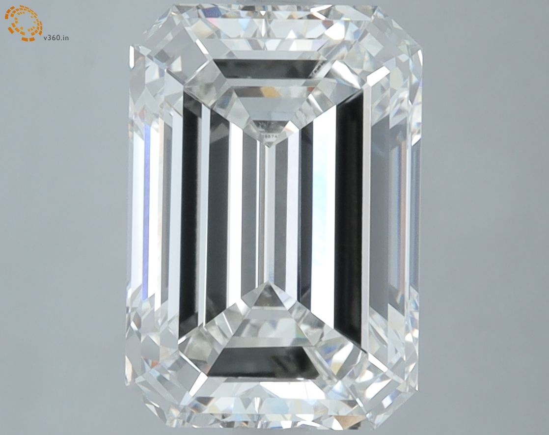 5.19 ct. emerald Lab Grown Diamond front image