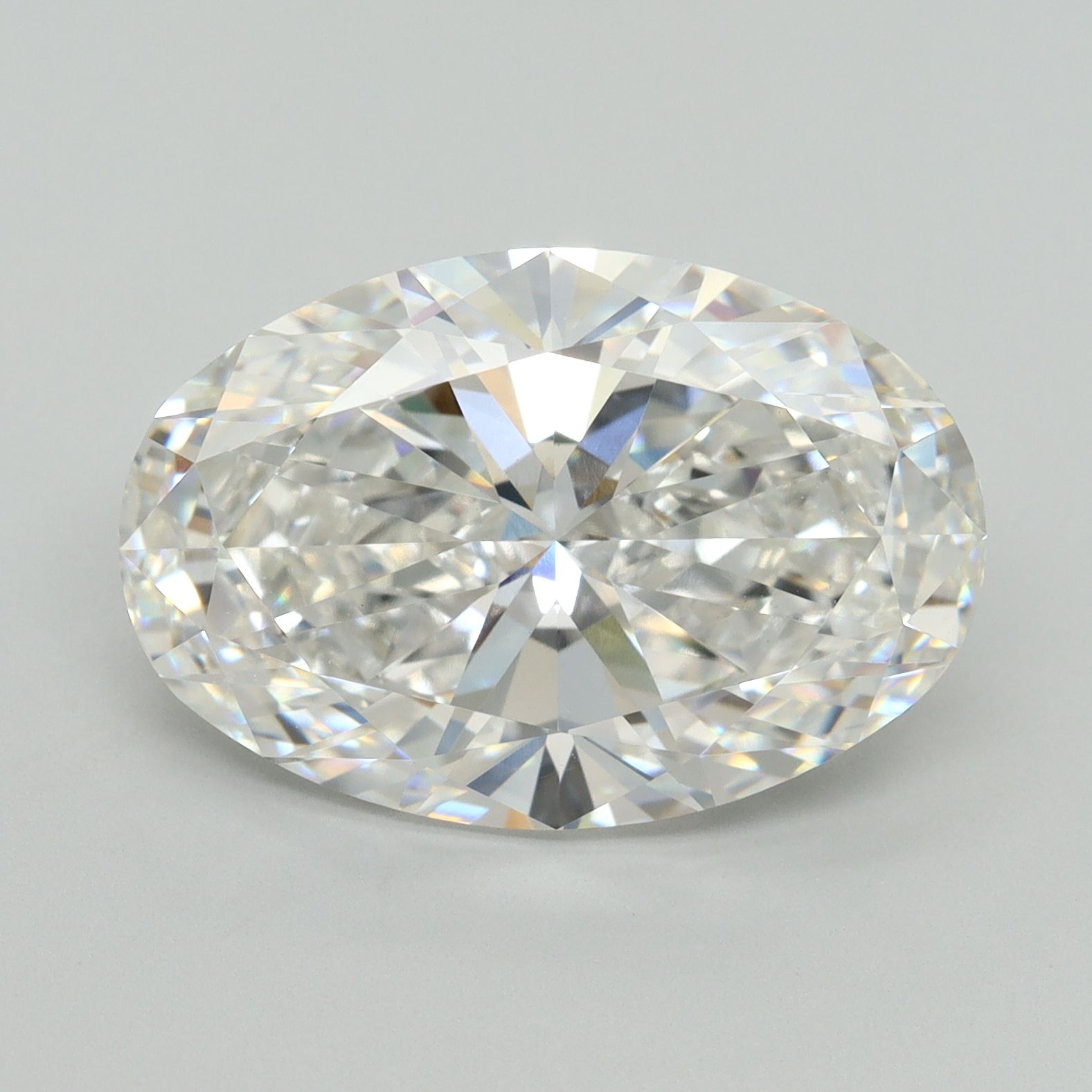 8.15 ct. oval Lab Grown Diamond front image