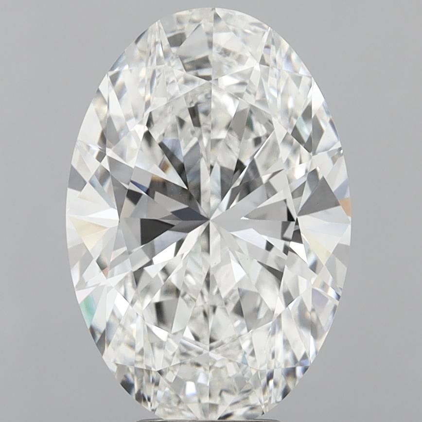 7.35 ct. oval Lab Grown Diamond front image
