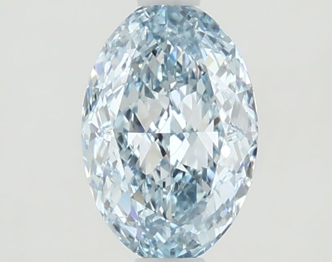 1.33 CT Fancy Vivid Blue OVAL
