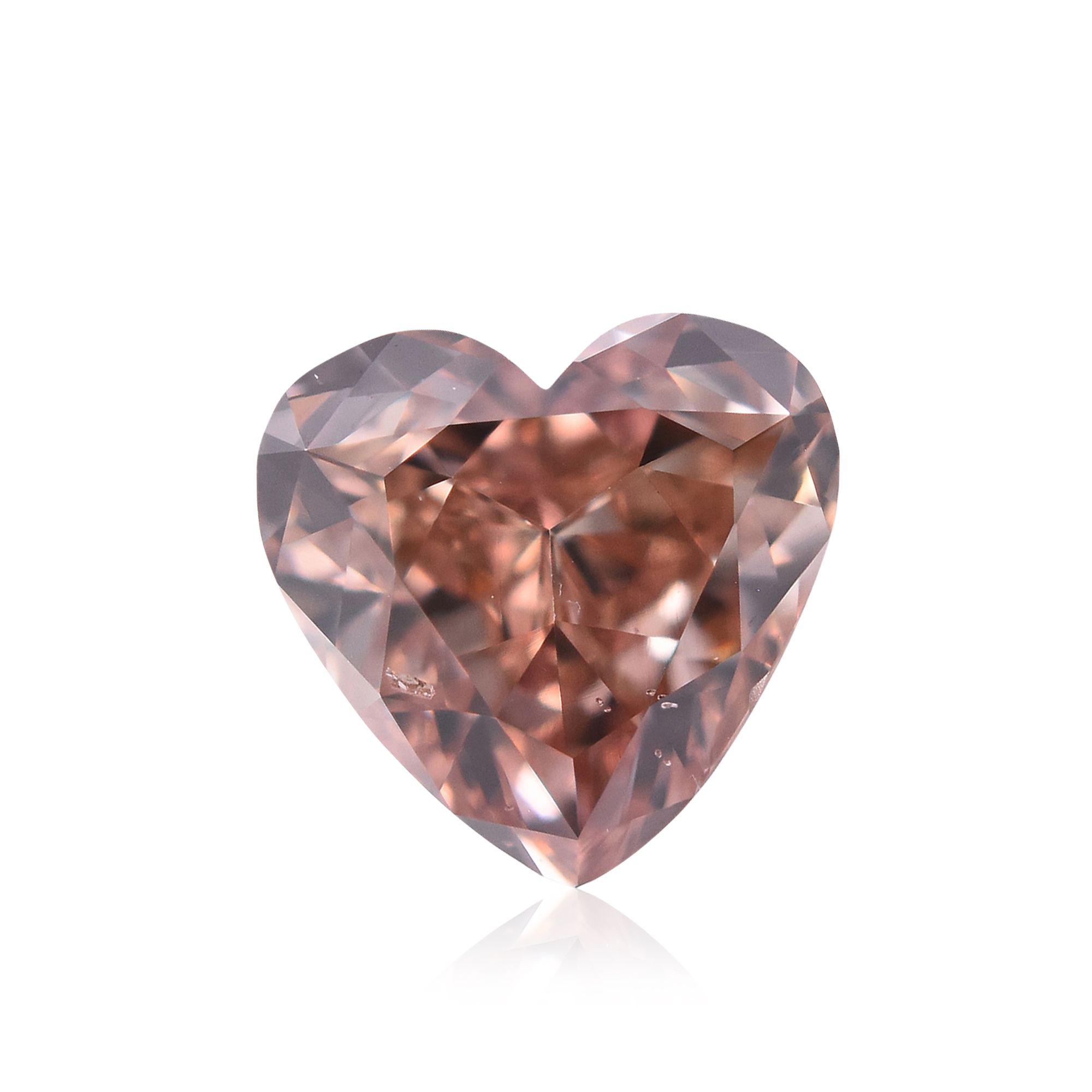 Diament 0.42 ct Fancy Deep Brownish Orangey Pink/SI1