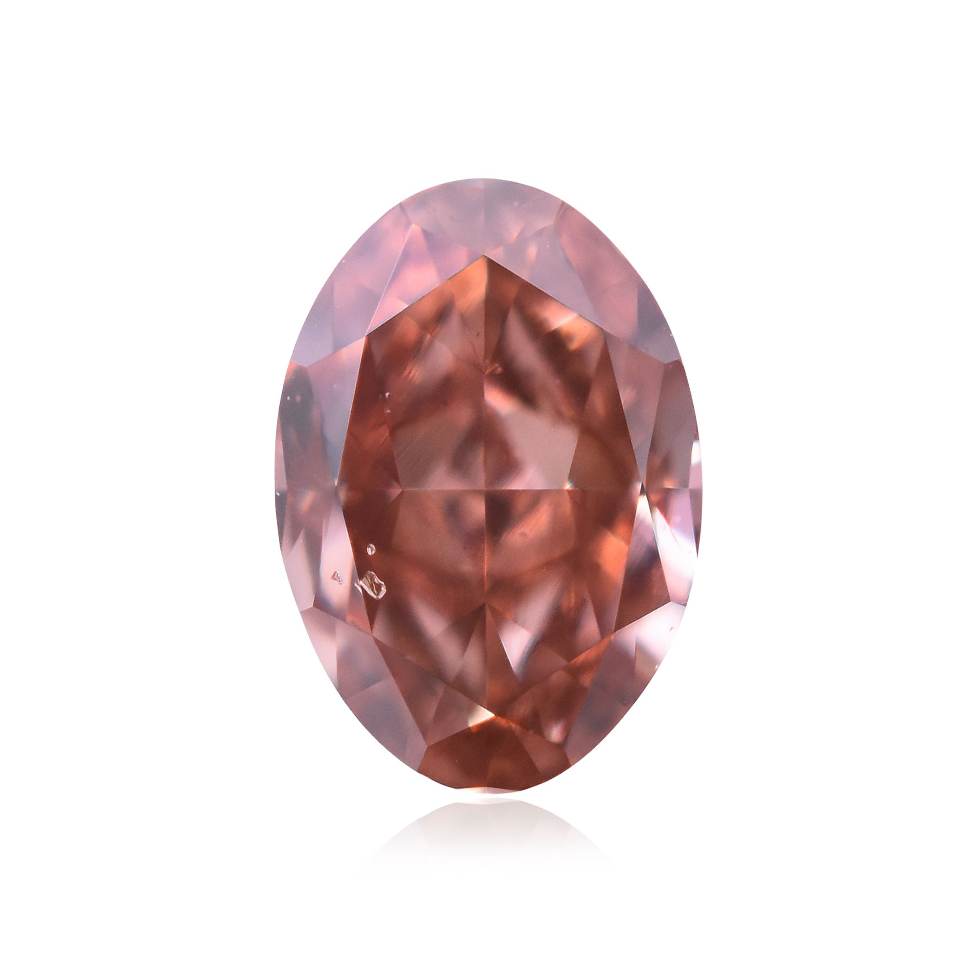 Diament 0.25 ct Fancy Deep Orangey Pink/SI2