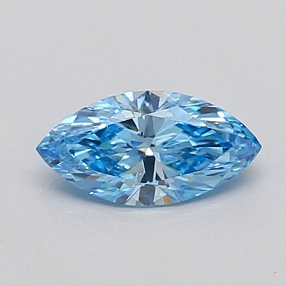 0.35 CT Fancy Vivid Blue MARQUISE