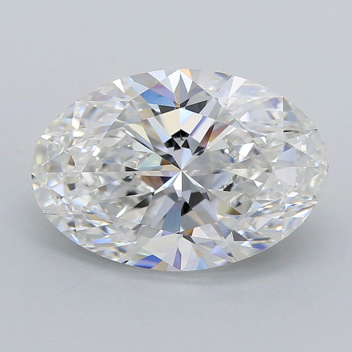 6.53 ct. oval Lab Grown Diamond front image