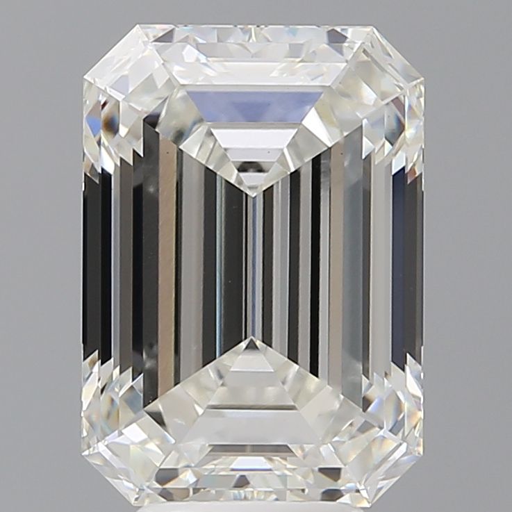 6.08 ct. emerald Lab Grown Diamond front image