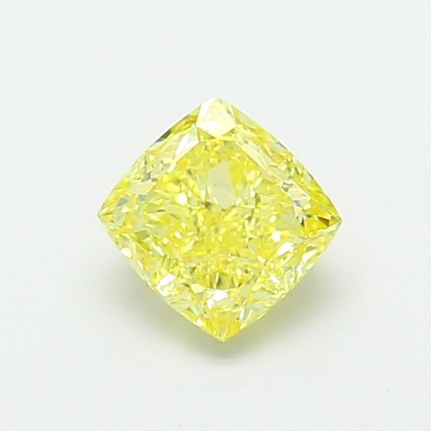 1.22 CT Fancy Intense Yellow CUSHION MODIFIED