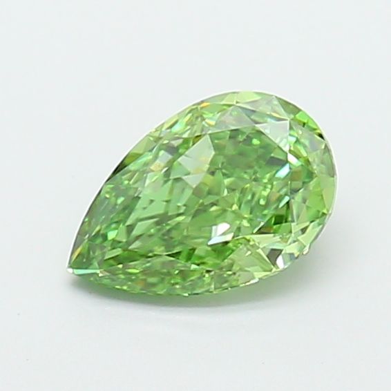 1.02 CT Fancy Vivid Green PEAR