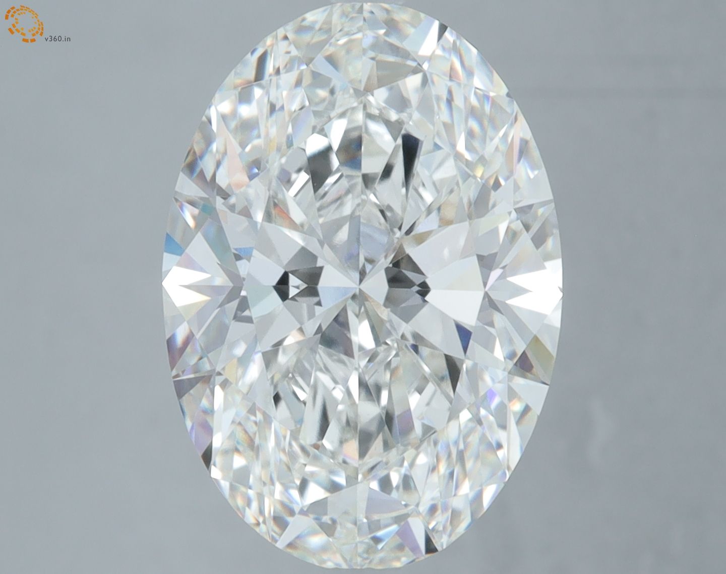 7.03 ct. oval Lab Grown Diamond front image