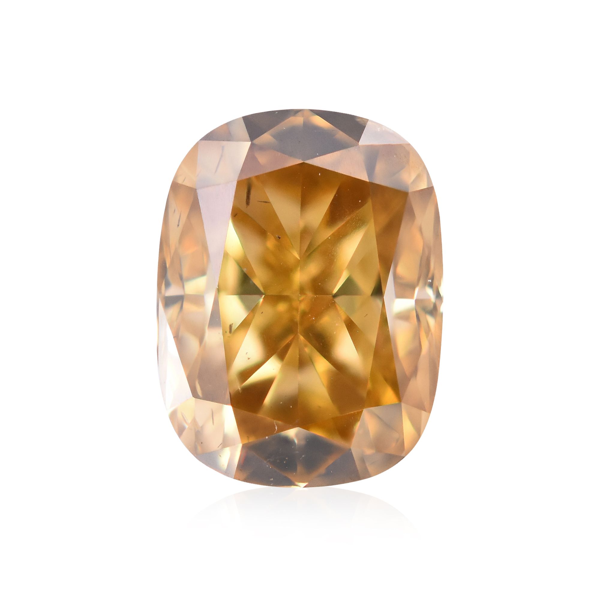 Diament 1.03 ct Fancy Deep Brownish Orangey Yellow/SI2