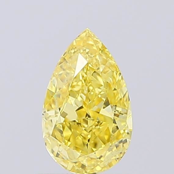 1.09 CT Fancy Intense Yellow PEAR