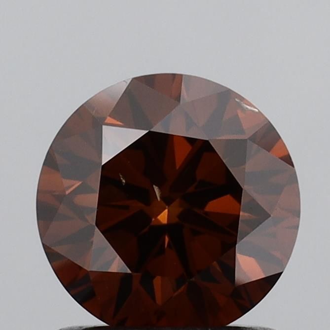 1.1 CT Fancy Deep Orangey Brown ROUND