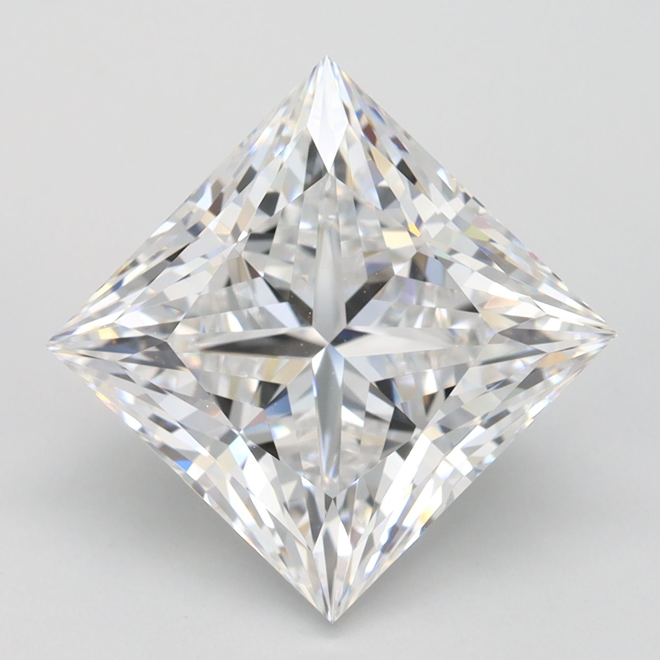 5.28 carat d FL EX Cut IGI princess diamond