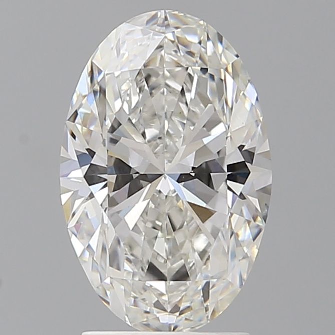 2.55 ct. oval Lab Grown Diamond front image