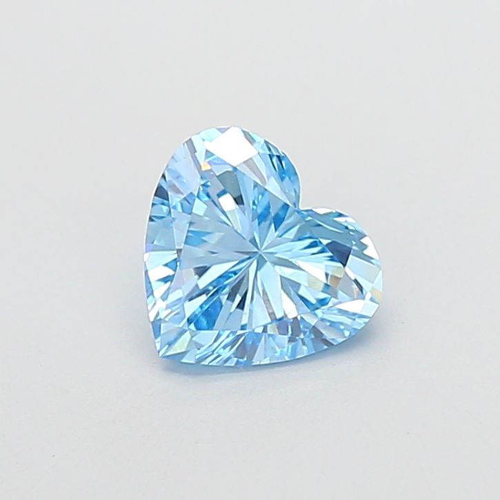 1.06 CT Fancy Vivid Blue HEART
