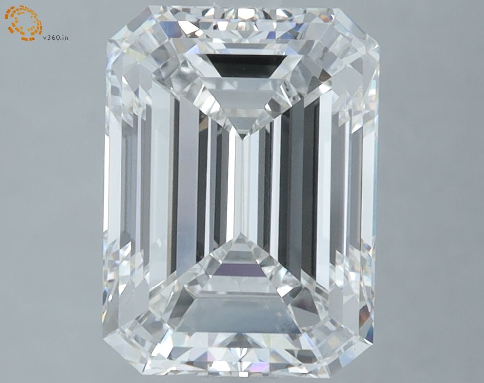 3.76 ct. emerald Lab Grown Diamond front image