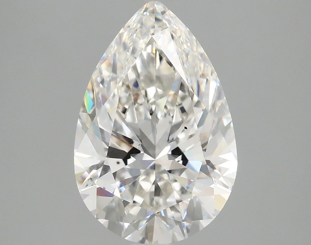 2.57 ct lab-grown Pear Diamond