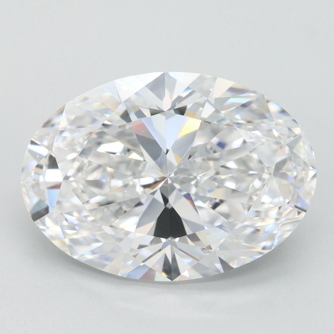 5.14 ct. oval Lab Grown Diamond front image