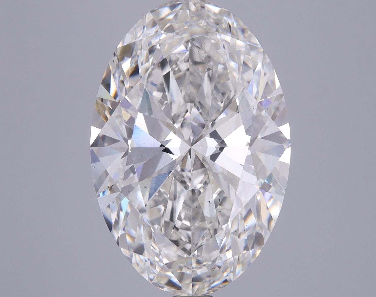 6.52 ct. oval Lab Grown Diamond front image
