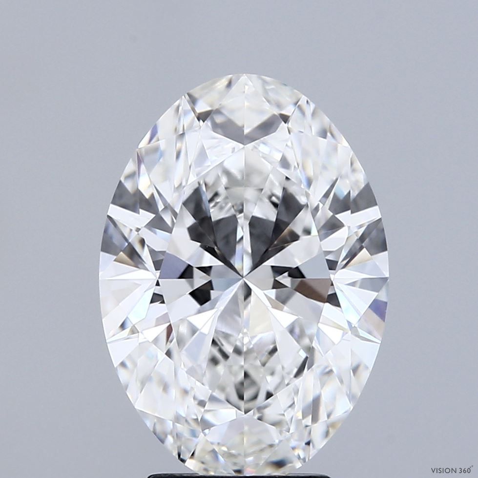 4.09 ct. oval Lab Grown Diamond front image