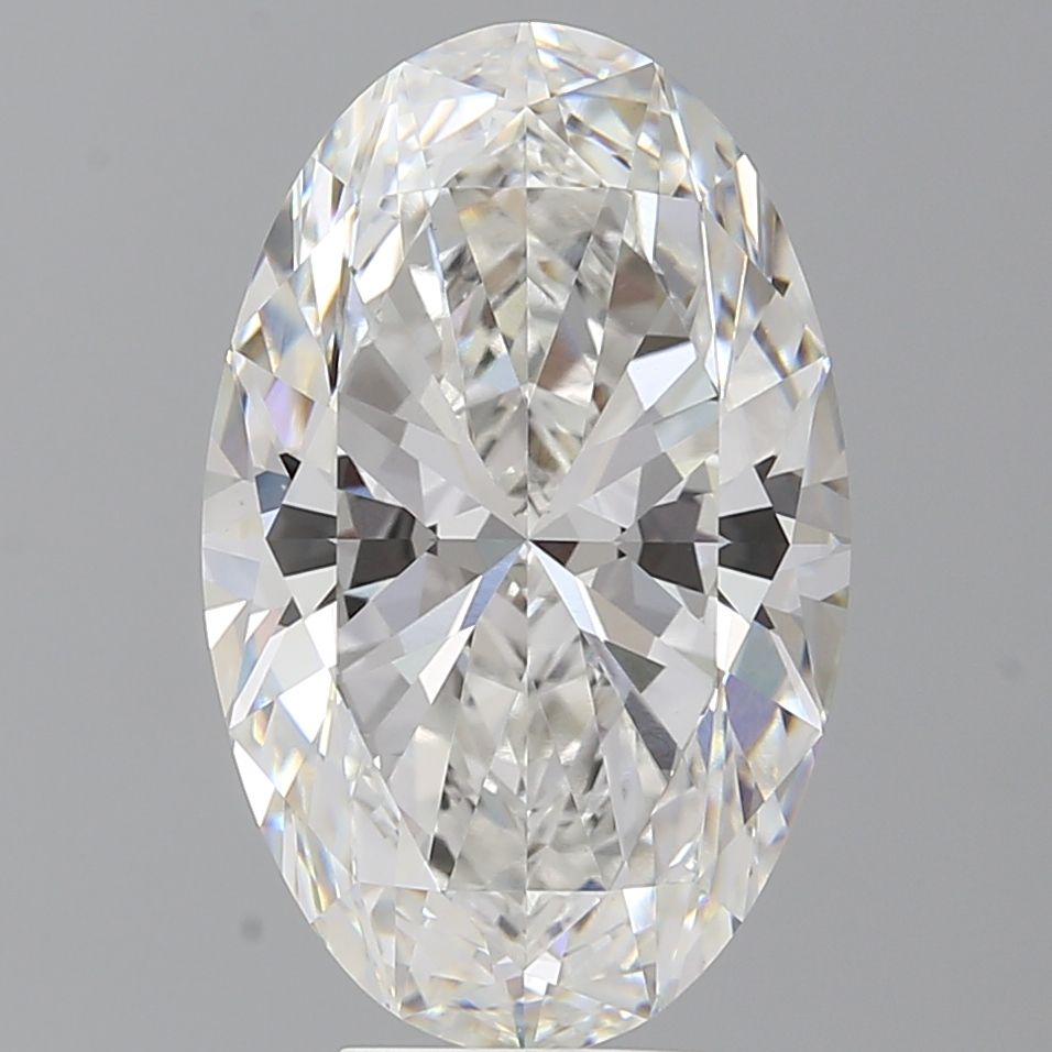 7.07 ct. oval Lab Grown Diamond front image
