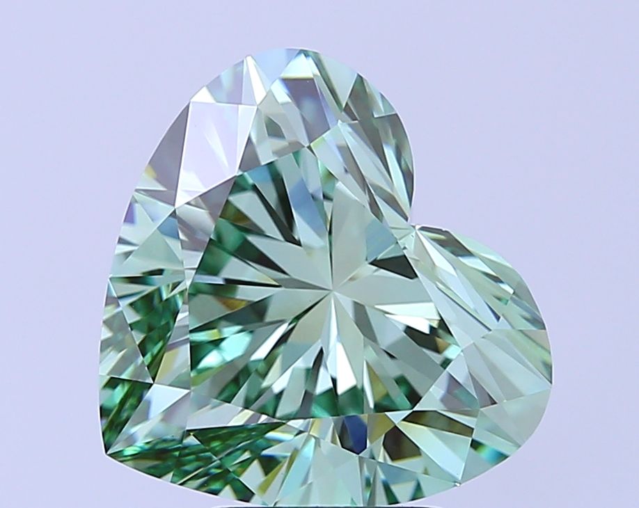 5.59 ct. heart Lab Grown Diamond front image