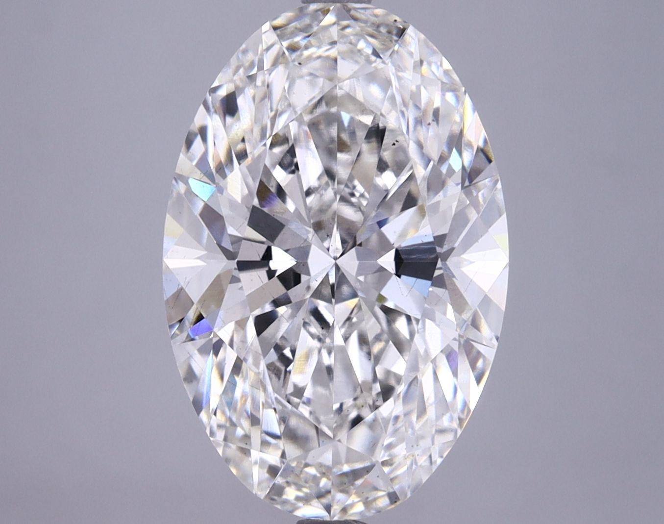 5.27 ct. oval Lab Grown Diamond front image