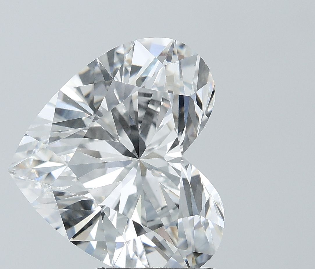 6.27 ct. heart Lab Grown Diamond front image