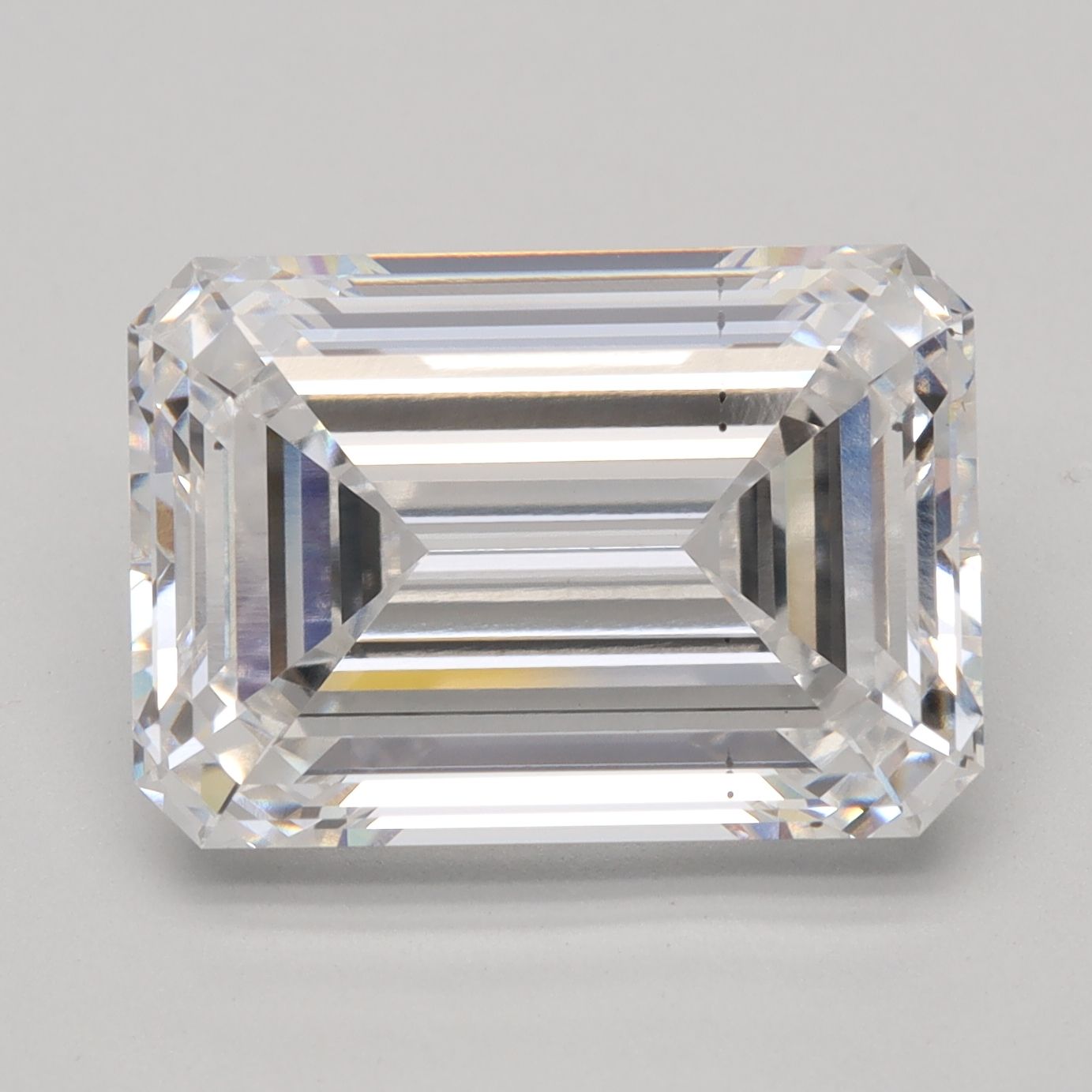 Diamant Émeraude 5.18 ct - Couleur F - Pureté SI1