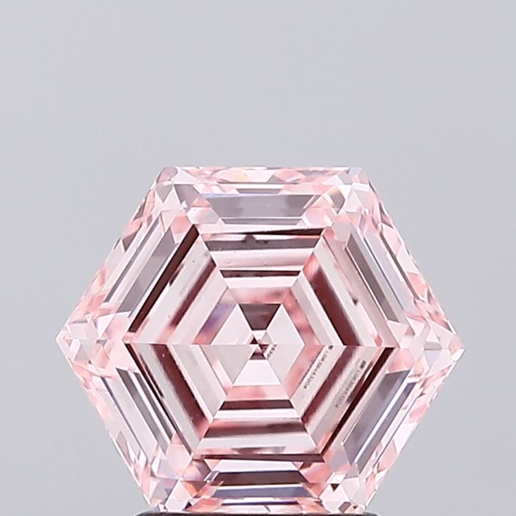 2.5 ct lab-grown Hexagonal Diamond