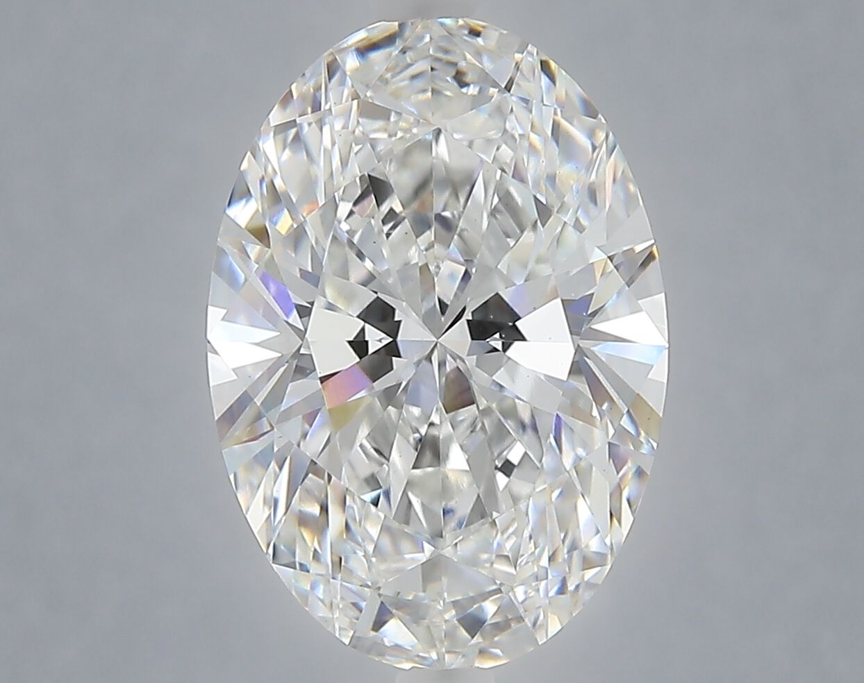 4.76 ct. oval Lab Grown Diamond front image