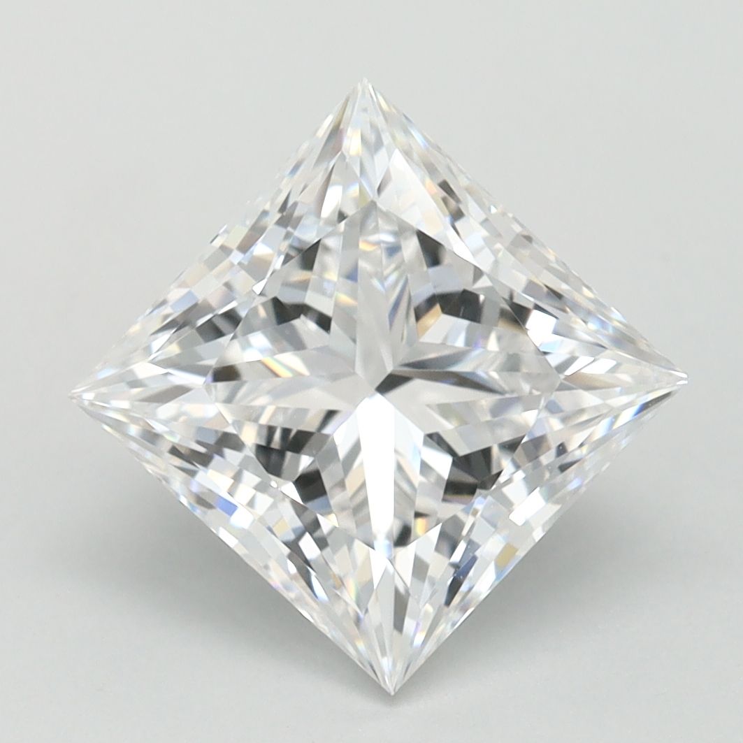 2.38 carat d IF EX Cut IGI princess diamond