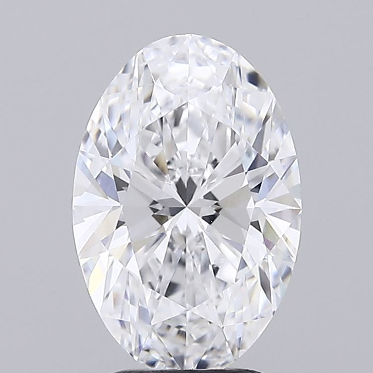 2.01 ct. oval Lab Grown Diamond front image