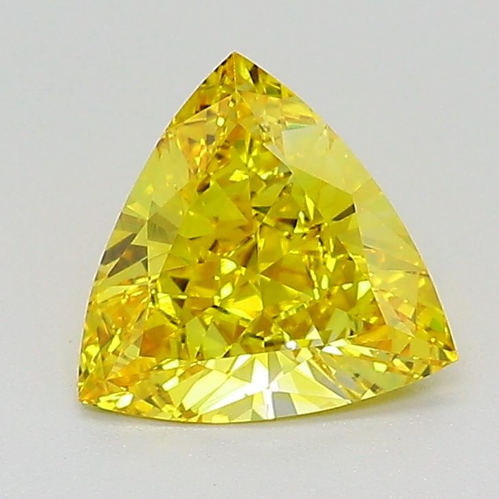 0.96 CT Fancy Vivid Yellow TRIANGULAR