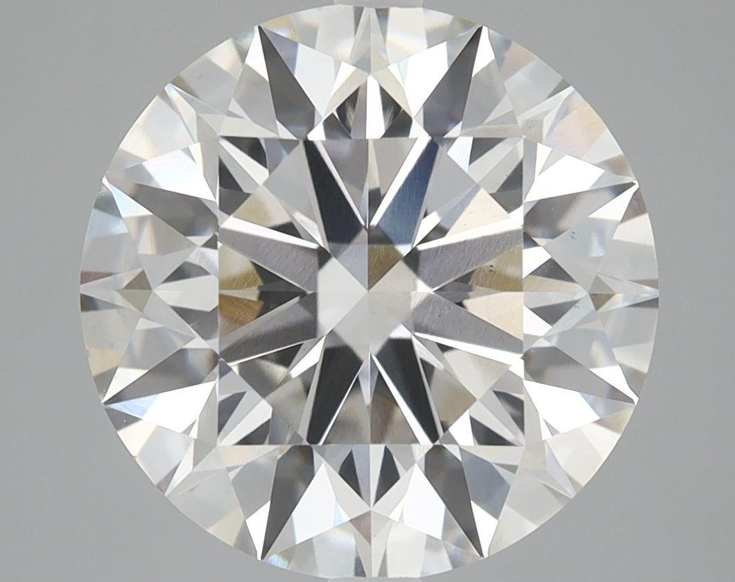 Diamant Rond 6.04 ct - Couleur H - Pureté VS2