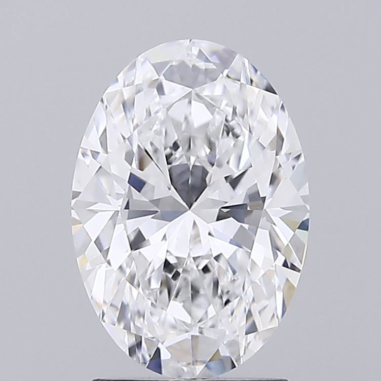 2.08 ct. oval Lab Grown Diamond front image