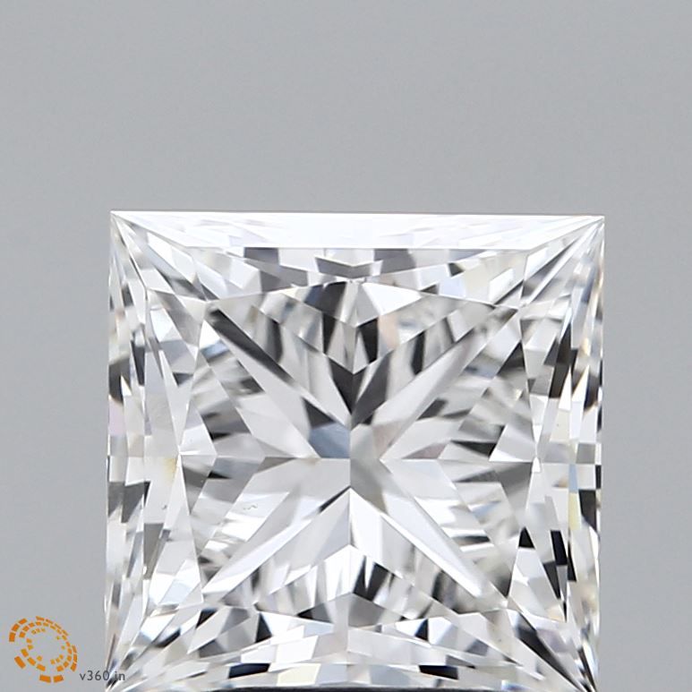 3.57 ct. princess Lab Grown Diamond front image