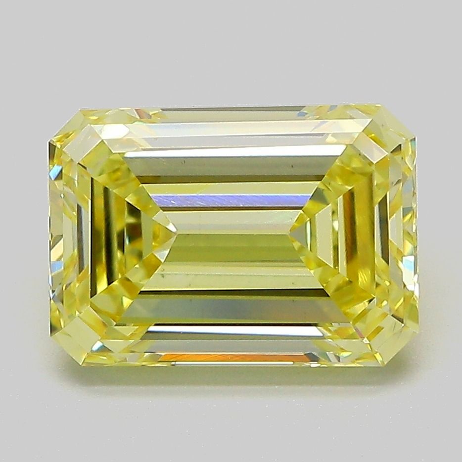 3.73 ct. emerald Lab Grown Diamond front image