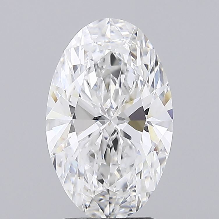 2.55 ct. oval Lab Grown Diamond front image