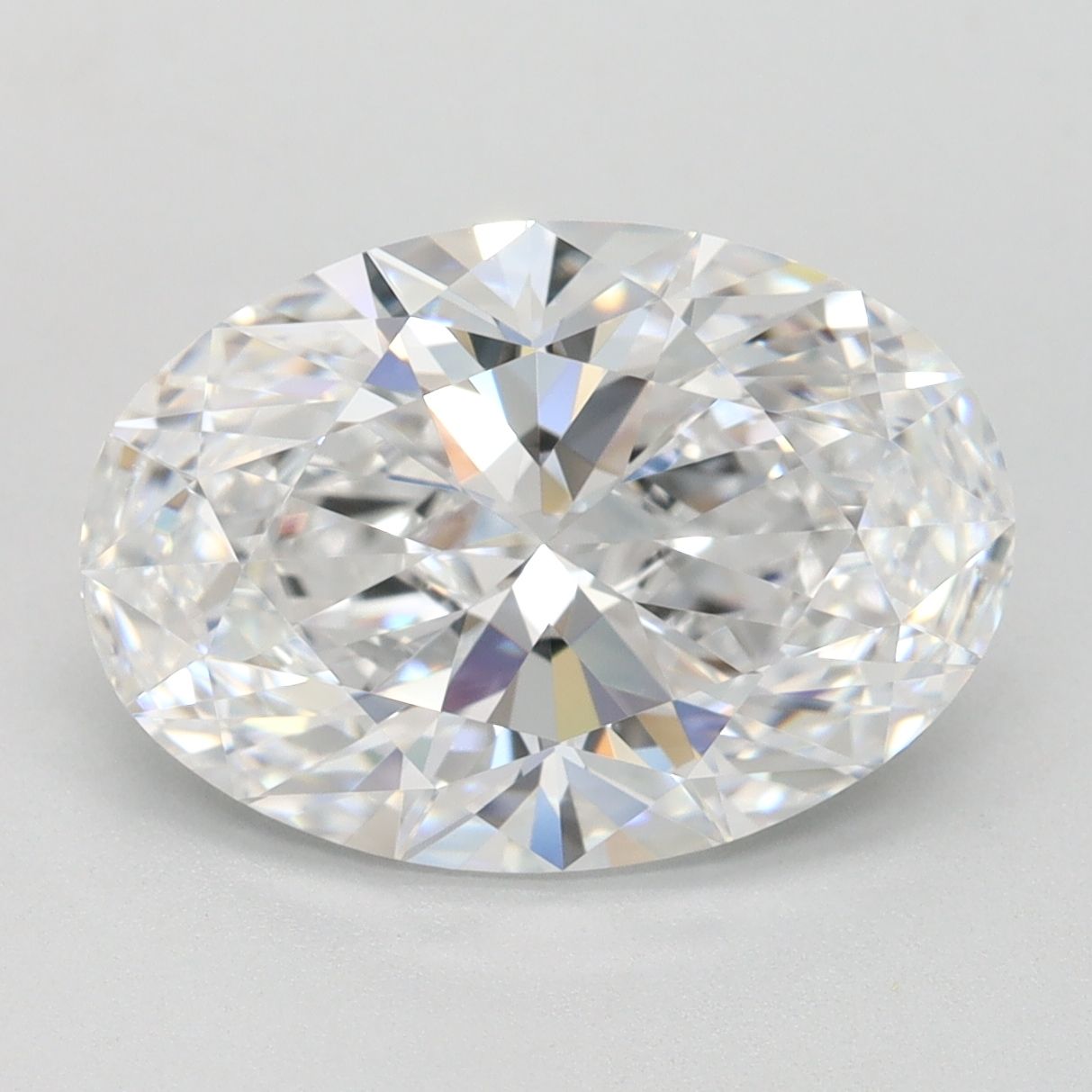 3.43 ct. oval Lab Grown Diamond front image