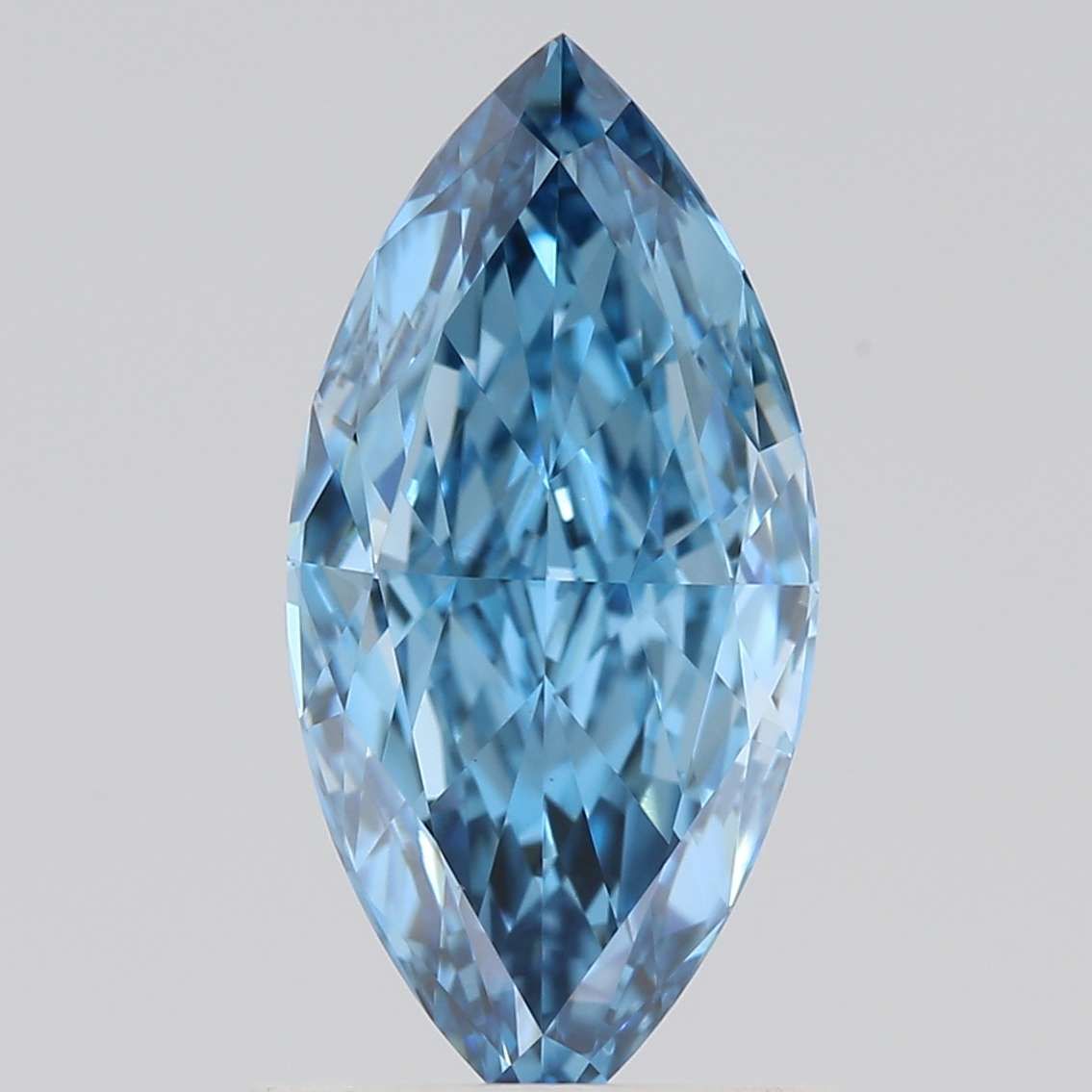 1.03 CT Fancy Vivid Blue MARQUISE