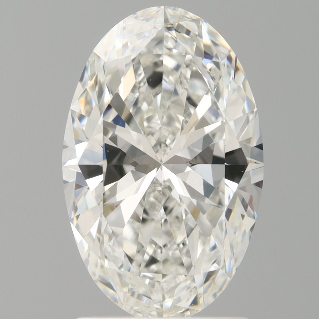 2.08 ct. oval Lab Grown Diamond front image