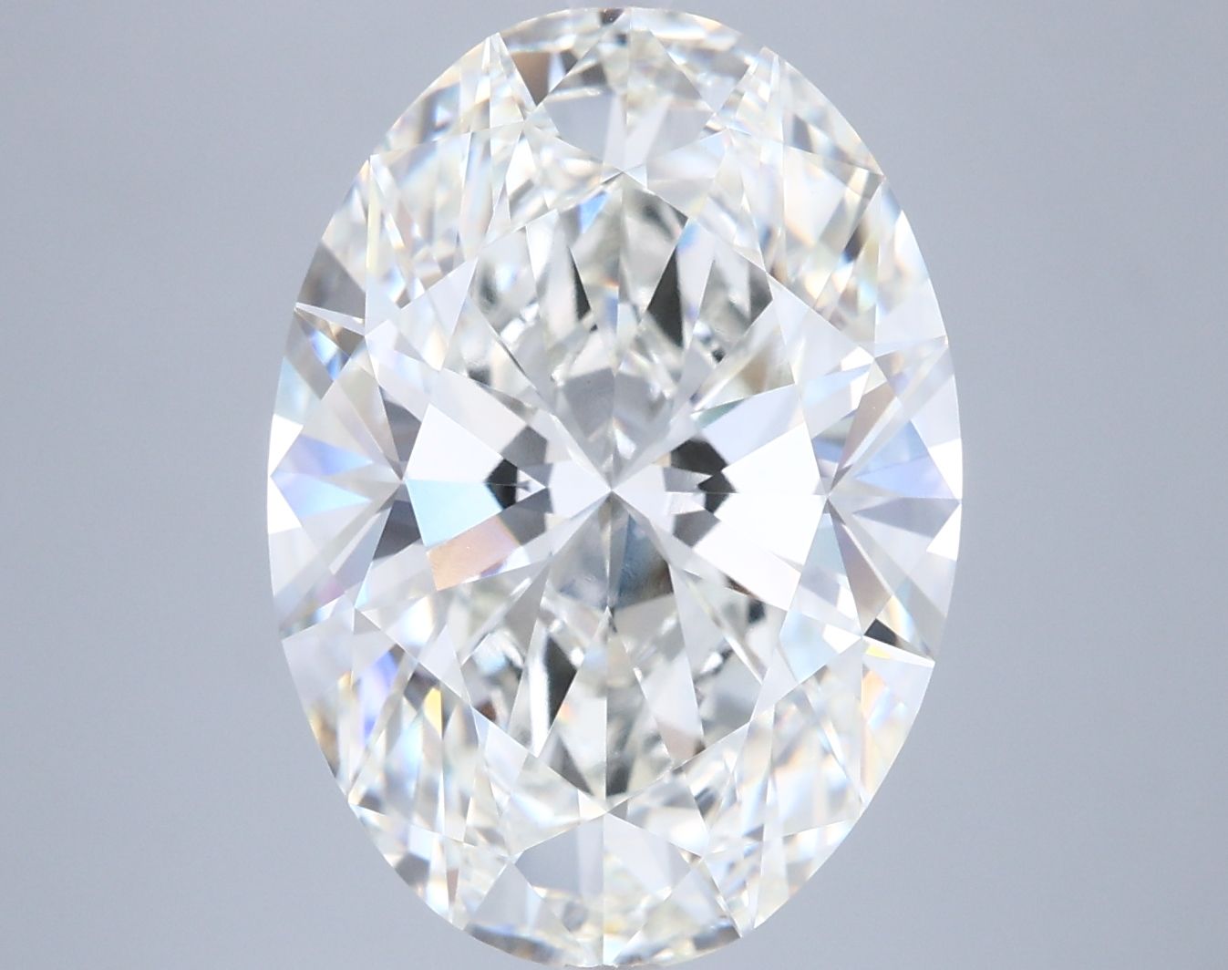 7.55 ct. oval Lab Grown Diamond front image