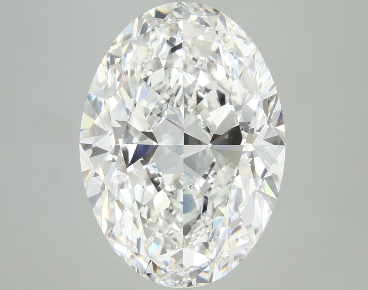 8.06 ct. oval Lab Grown Diamond front image
