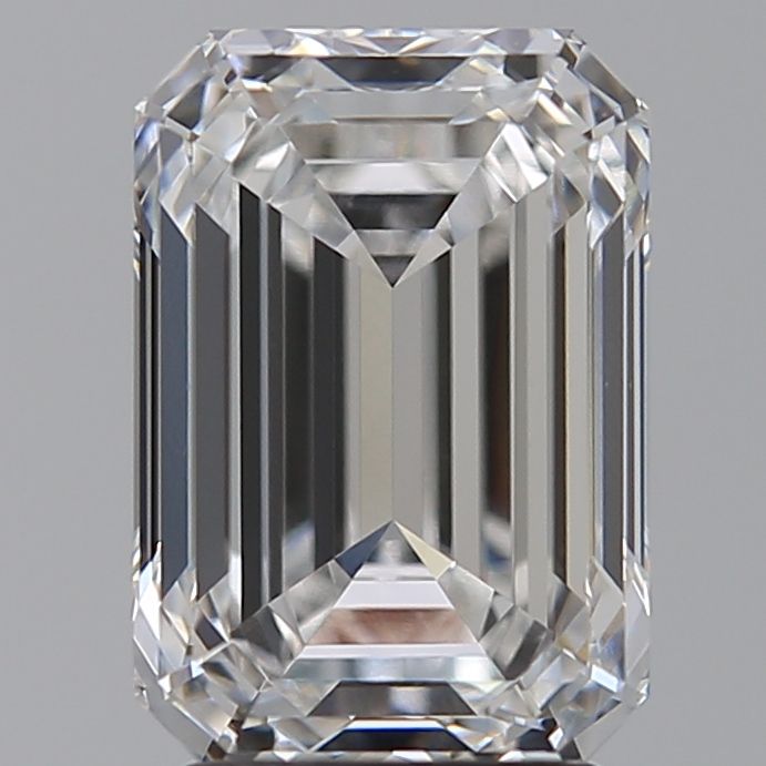 Diamant Émeraude 3.08 ct - Couleur E - Pureté VVS1