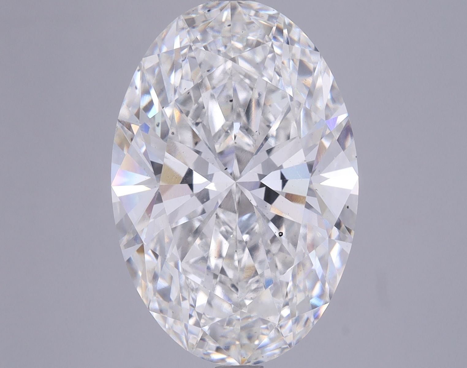 7.81 ct. oval Lab Grown Diamond front image