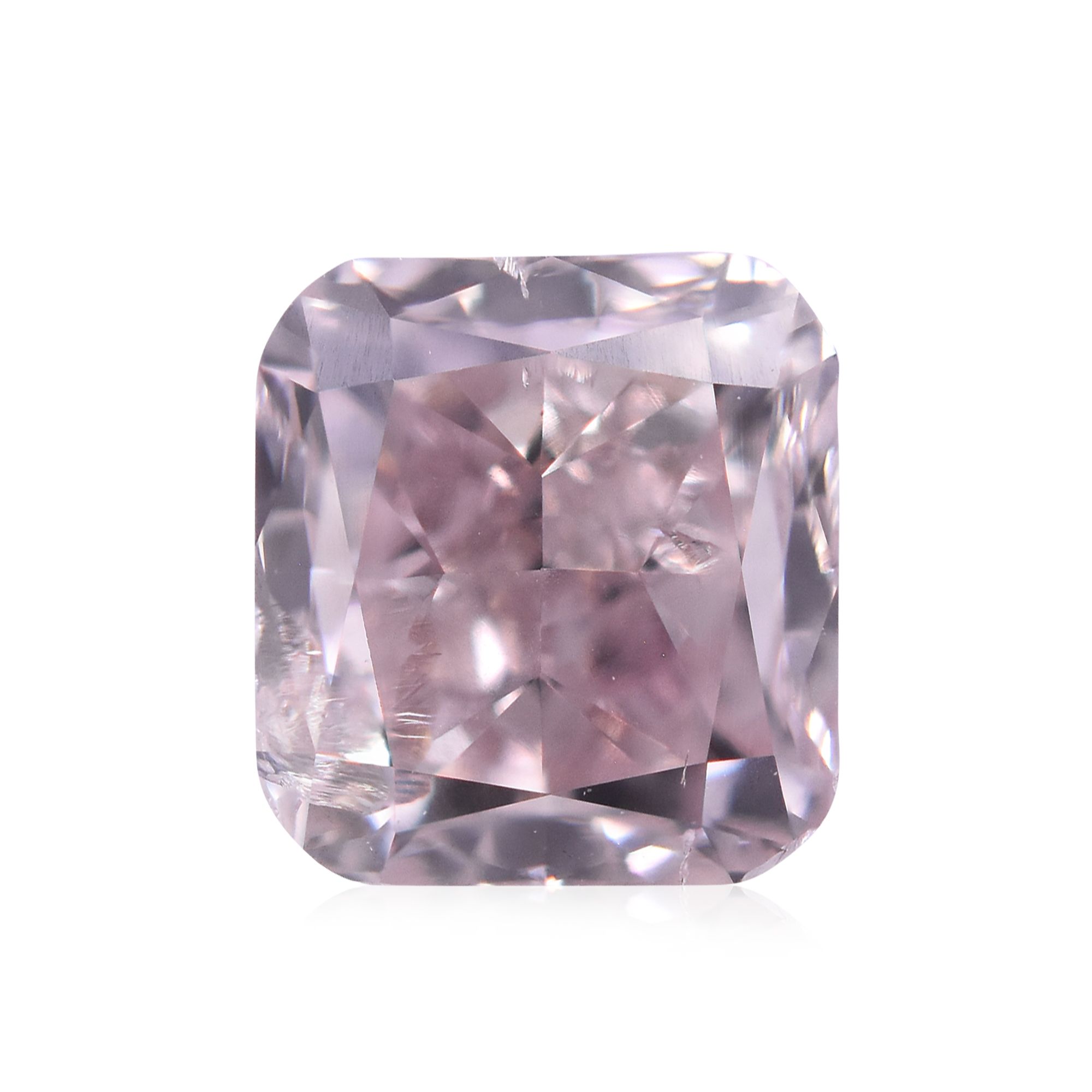 Diament 1.0 ct Fancy Pink Brown/I2